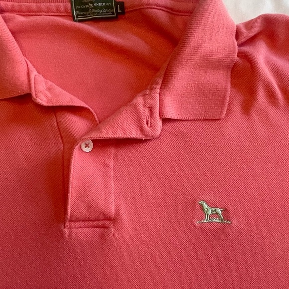 Over & Under sporting good polo size large salmon pink - Picture 2 of 3